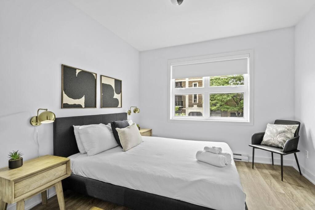 Stylish 2 Bedroom Haven By Jean Talon Market モントリオール エクステリア 写真